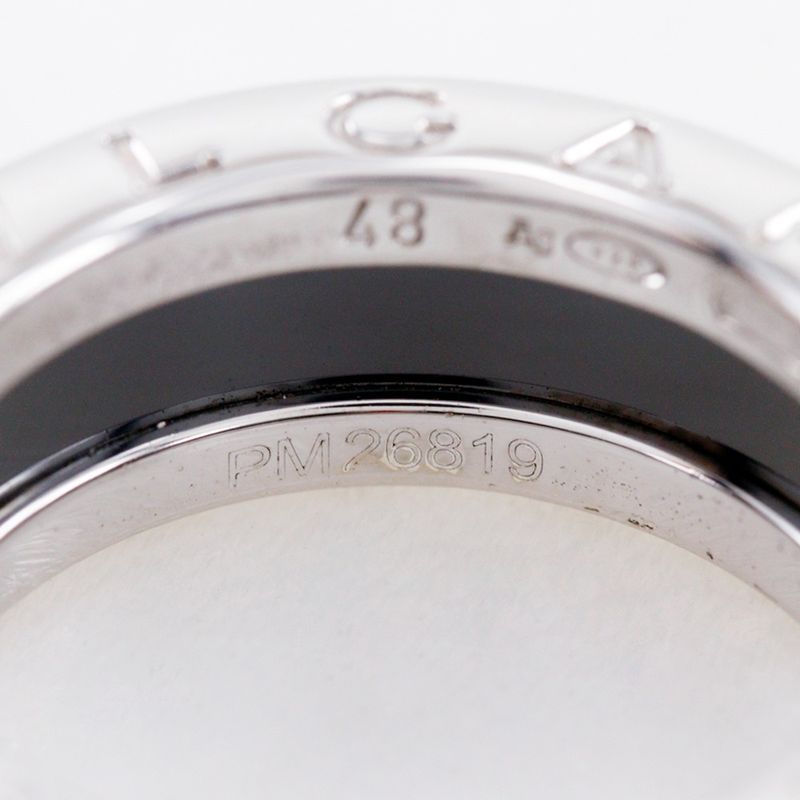 Bvlgari Bulgari Save The Children Silver 925 X Black Ceramic 7.5 Ladies 5.9g