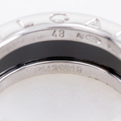 Bvlgari Bulgari Save The Children Silver 925 X Black Ceramic 7.5 Ladies 5.9g