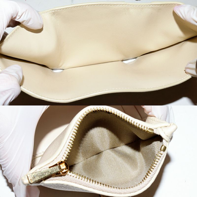 Celine Trifold Wallet With Coin Purse Fine Stripe Compact Wallet In Grained