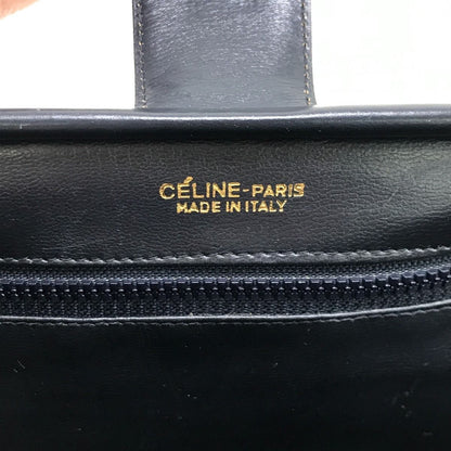 Celine Shoulder Bag Macadam Pattern Navy