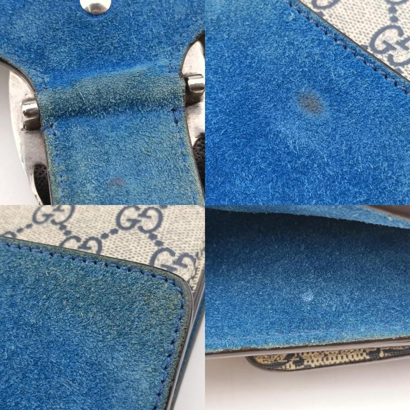 Gucci Dionysus Beige Blue And Multicolor PVC Coated Canvas 421970 G020938151