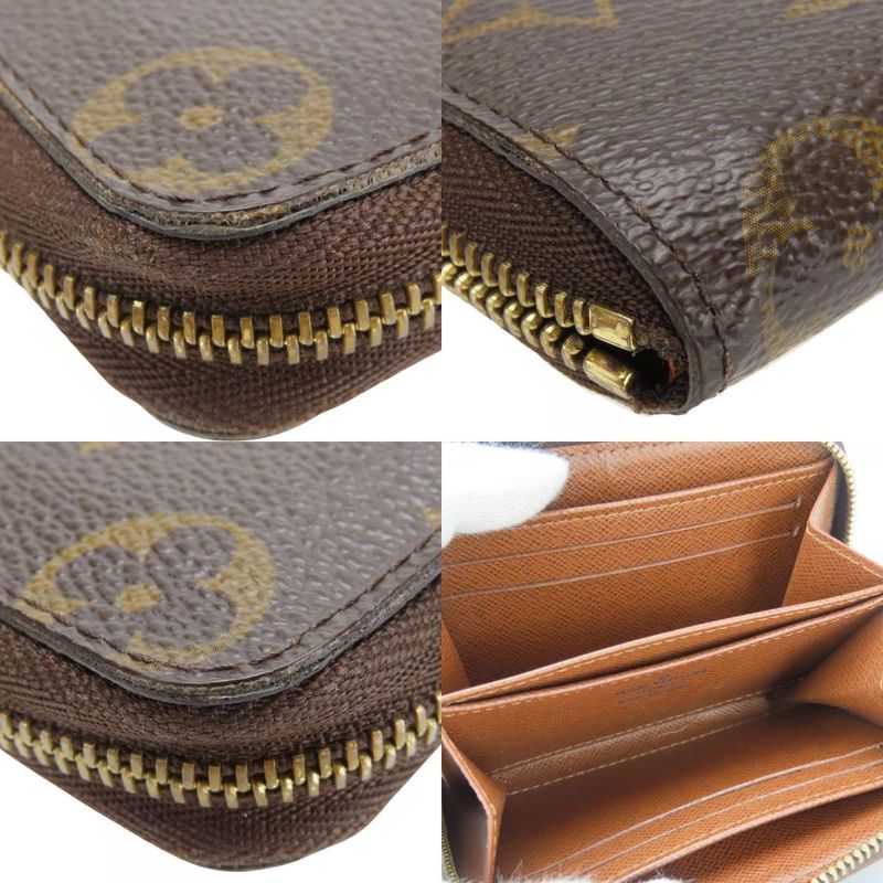 Louis Vuitton Coin Case Zippy Coin Purse M60067 Round Zipper Monogram Brown