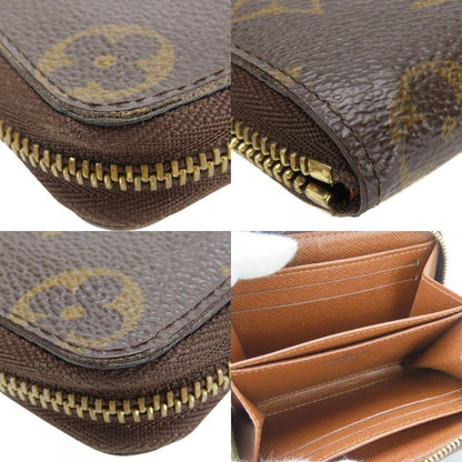 Louis Vuitton Coin Case Zippy Coin Purse M60067 Round Zipper Monogram Brown