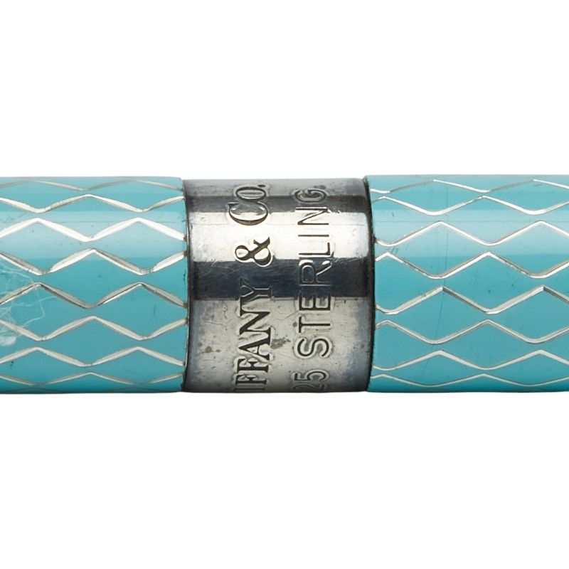 Tiffany & Co Purse Pen Light Blue Silver Sv925 Silver Ladies Tiffany & Co