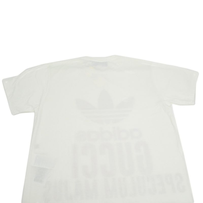 Gucci X Adidas Short Sleeve T-shirt S Size 717422 White Red White Red