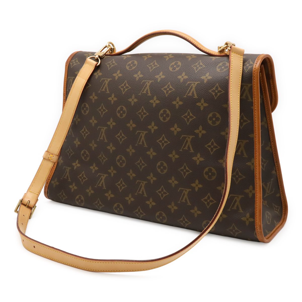 Louis Vuitton Monogram Beverly 41 Shoulder Bag 2WAY Handbag Business Bag