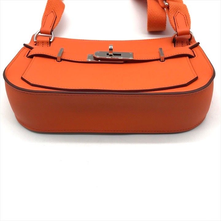Hermes Items Gipsiere Mini Evercolor Orange Phardware Shoulder Bag