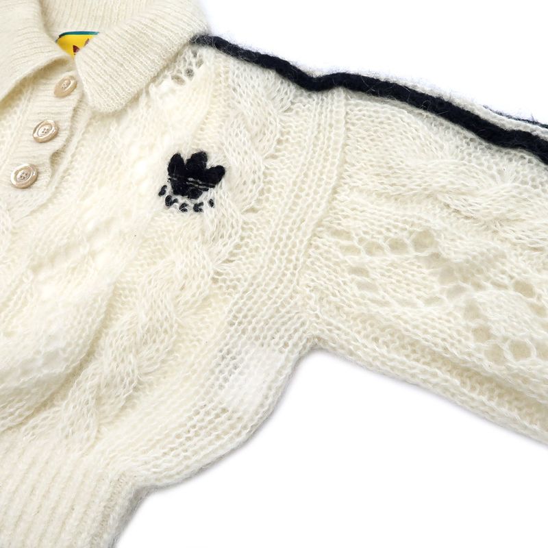 Gucci Adidas Collaboration Mohair Knit S Off-white 717297 Inner