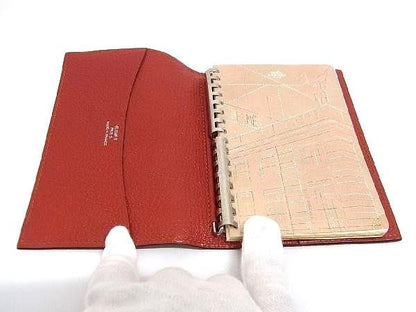 Hermes Agenda PM Chevre Silver Hardware Notebook Cabas Schedule