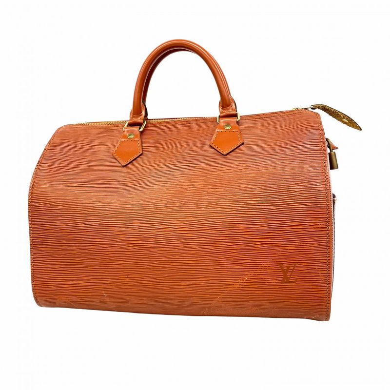 Louis Vuitton Handbag Epi Speedy 30 M43013 Kenyan Brown Ladies