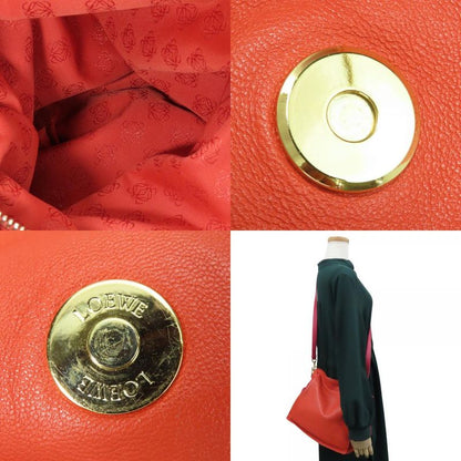 Loewe Shoulder Bag Flamenco Nappaleather Orange Pink Shoulder Crossbody 2WAY