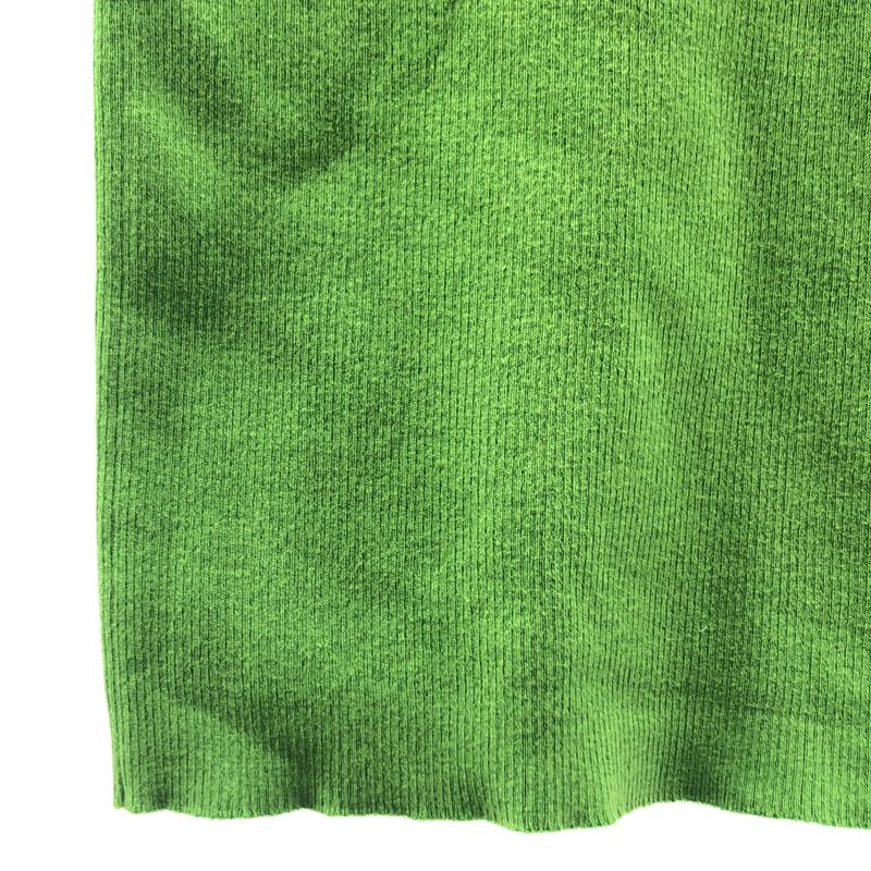 Celine - Cotton Logo Gold Button Knit Top - L - Green - Women's