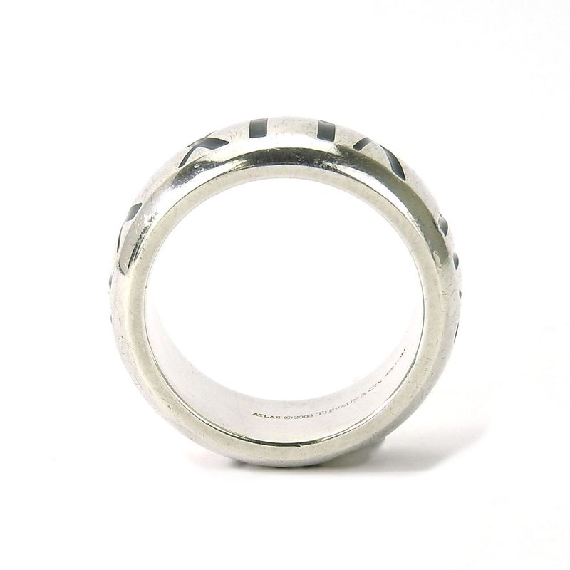 Tiffany & Co Ring ・ring Atlas Silver 925 Approx 10.5g Silver Size Approx 11.5
