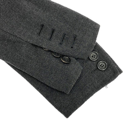 Prada 1990's Wool Stretch 4b Jacket Gray 38