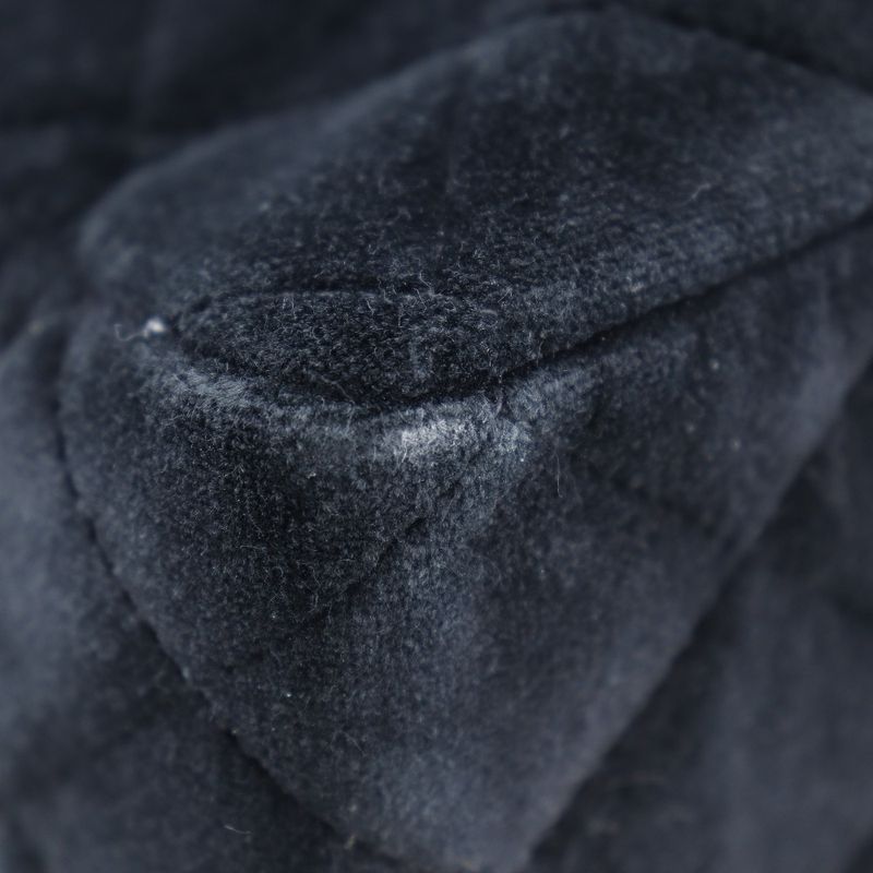 Chanel Chain Shoulder Matelasse 30 Velour Black Shoulder Bag