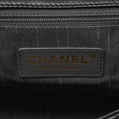 Chanel Shoulder Bag Matelasse Pearl Coco Mark Chain Shoulder Lambskin Black