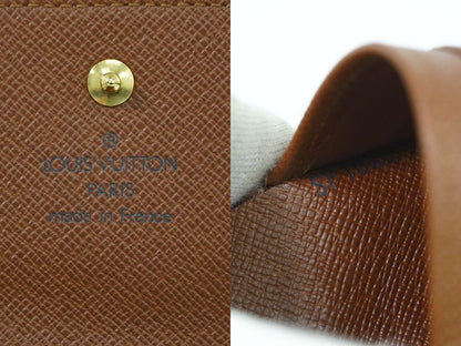 Authentic Louis Vuitton LV Porte Monebier Carte Cles Di Monogram Fold Wallet