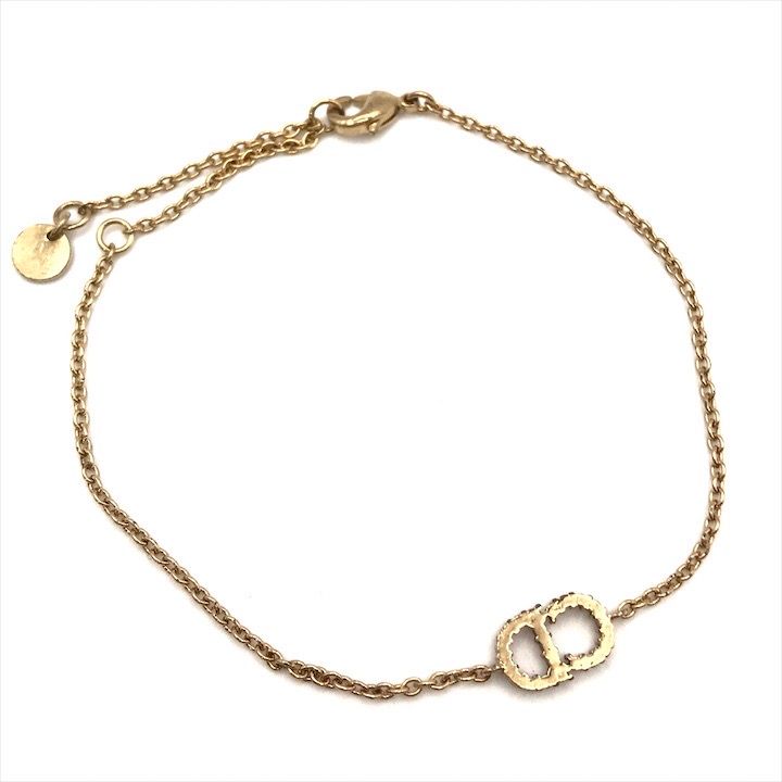 Dior Cdlogo Line Stone Bracelet
