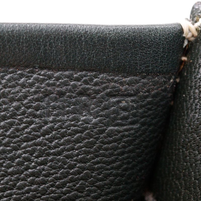 Hermes Lucy PM Box Calf Dark Green □B Ladies Handbag