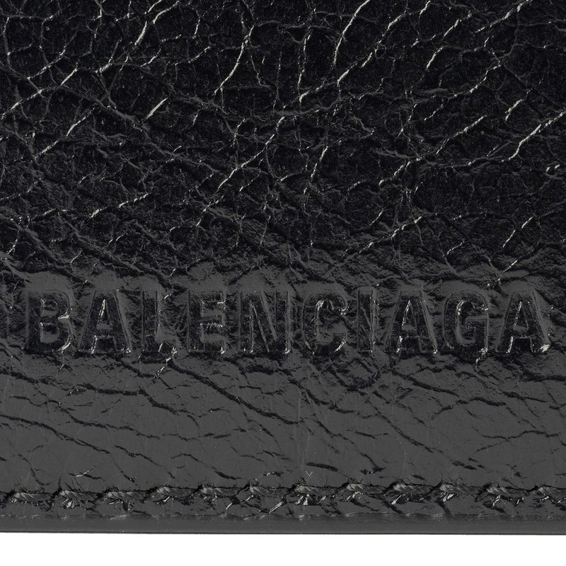 Balenciaga Card Case Le Cagole Black