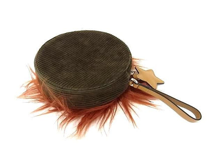 Pattern Gucci 704806 Interlocking G Leather And Fur Lion Clutch Bag Pouch