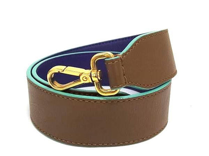 Fendi Strap You Leather Shoulder Strap For Bag Shoulder Strap Brown And