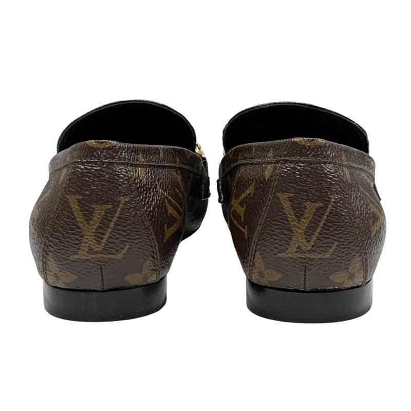 Unused Louis Vuitton Upper Case Line Monogram Loafer Flat Shoes Lvhardware