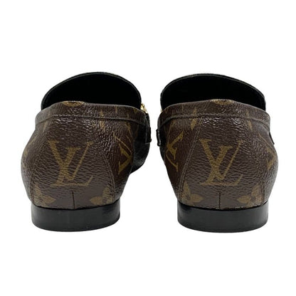 Unused Louis Vuitton Upper Case Line Monogram Loafer Flat Shoes Lvhardware