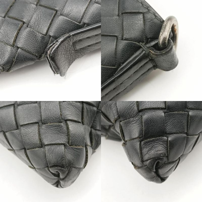 Bottega Veneta Intrecciato Black Lambskin B05020263k