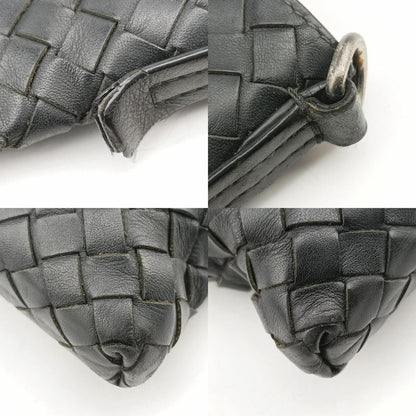 Bottega Veneta Intrecciato Black Lambskin B05020263k