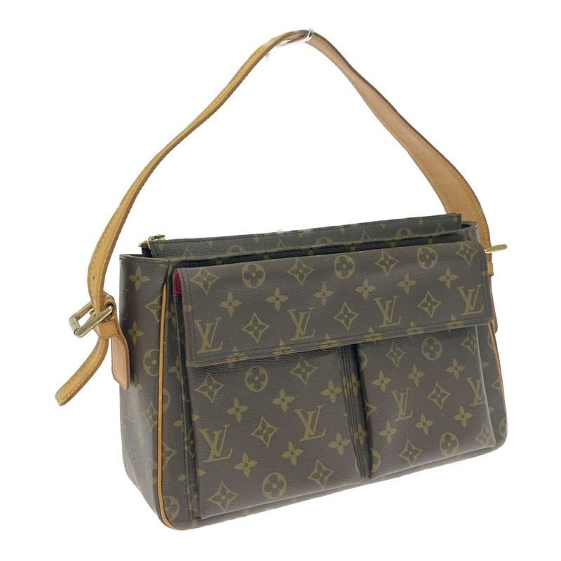 Louis Vuitton M51163 Monogram PVC Viva Cité GM Shoulder Bag Brown 436573