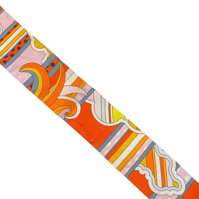 Hermes Scarf Twilly Scarf Hermes Ribbon Scarf Faubourg Rainbow Accessories Silk