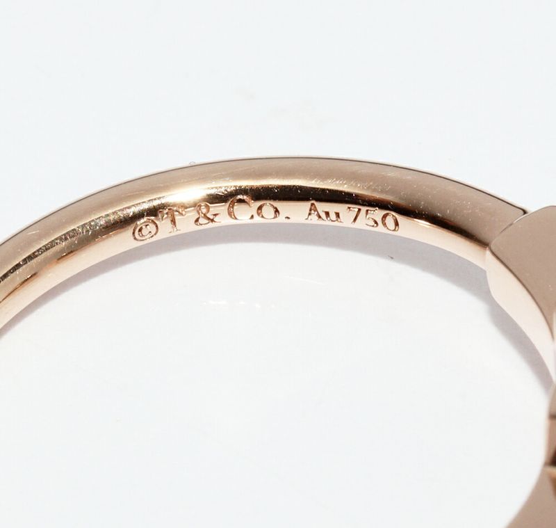 Tiffany & Co Rings 18K Pink Gold T-wire Ring
