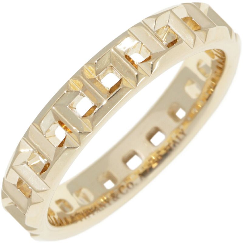 Tiffany & Co Ring 18K Yellow Gold T True Narrow Ring Width 35mm (014in)