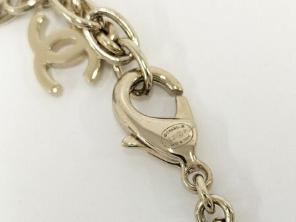 Chanel Necklace Bambi Rhinestone Faux Pearl Gold Plated