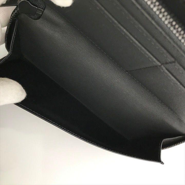 Louis Vuitton Taurillon Leather Zippy Wallet Vertical Black