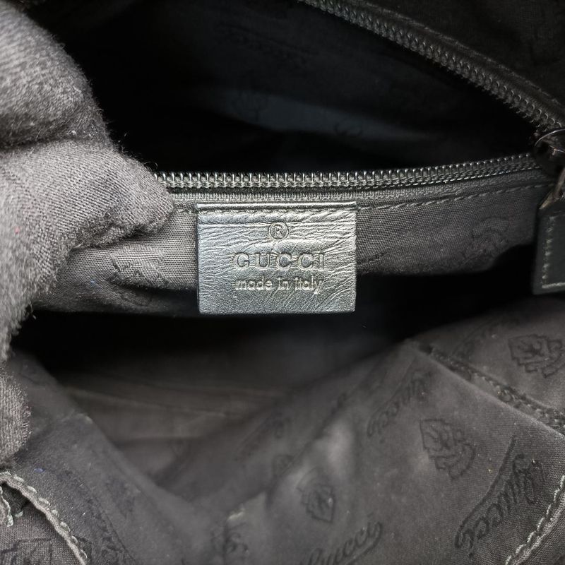 Guccigg Imprime Messenger Black PVC Coated Canvas 201448 I7043190