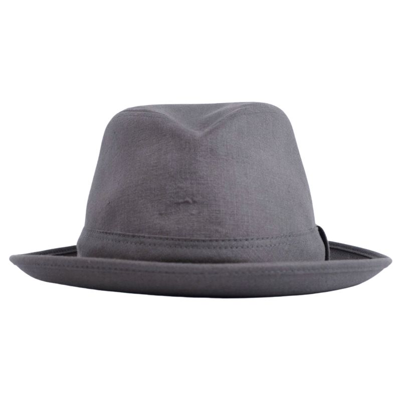 Hermes Hat Linen Women's French 57 Gray