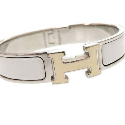 Hermes Click H Click Clack PM Metal Gray Bracelet Bangle 0029 Hermes