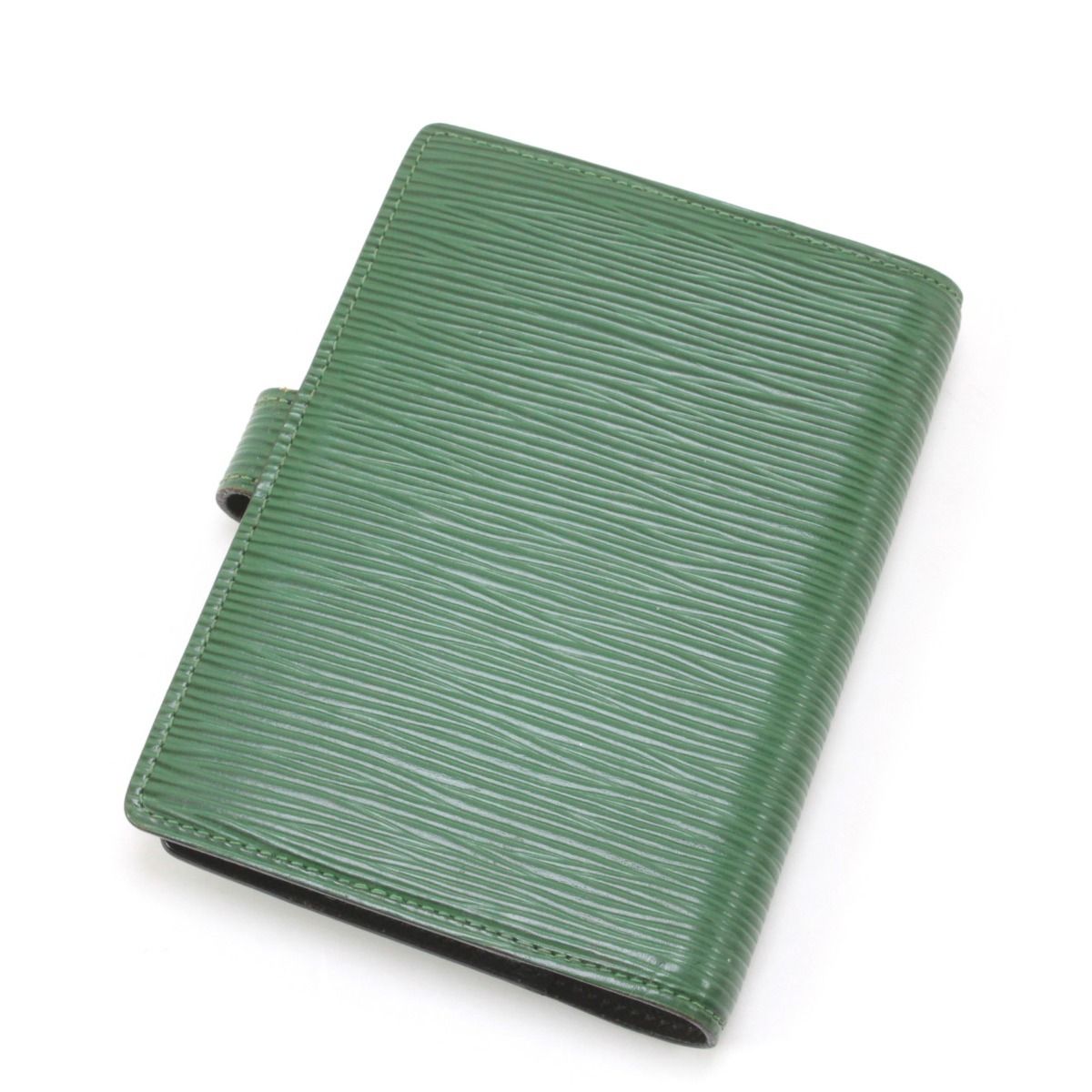 Louis Vuitton Notebook Cover Agenda PM Sticky Inside Pocket R20054 Green