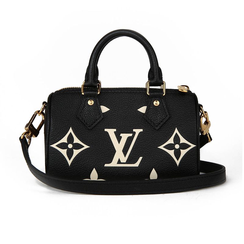 Louis Vuitton Shoulder Bag Nano Speedy Noir Black