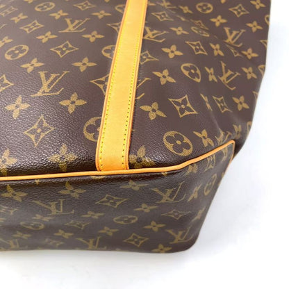 Louis Vuitton Sac Shopping Monogram Leather X PVC Brown Tote Bag Gold M51108