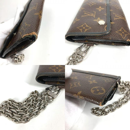 Louis Vuitton Long Wallet Portefeuille Ron M60168 Monogram Macassar Canvas Brown