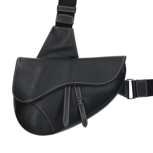 Dior Saddle 1adp0093ykk Leather Shoulder Bag Men's