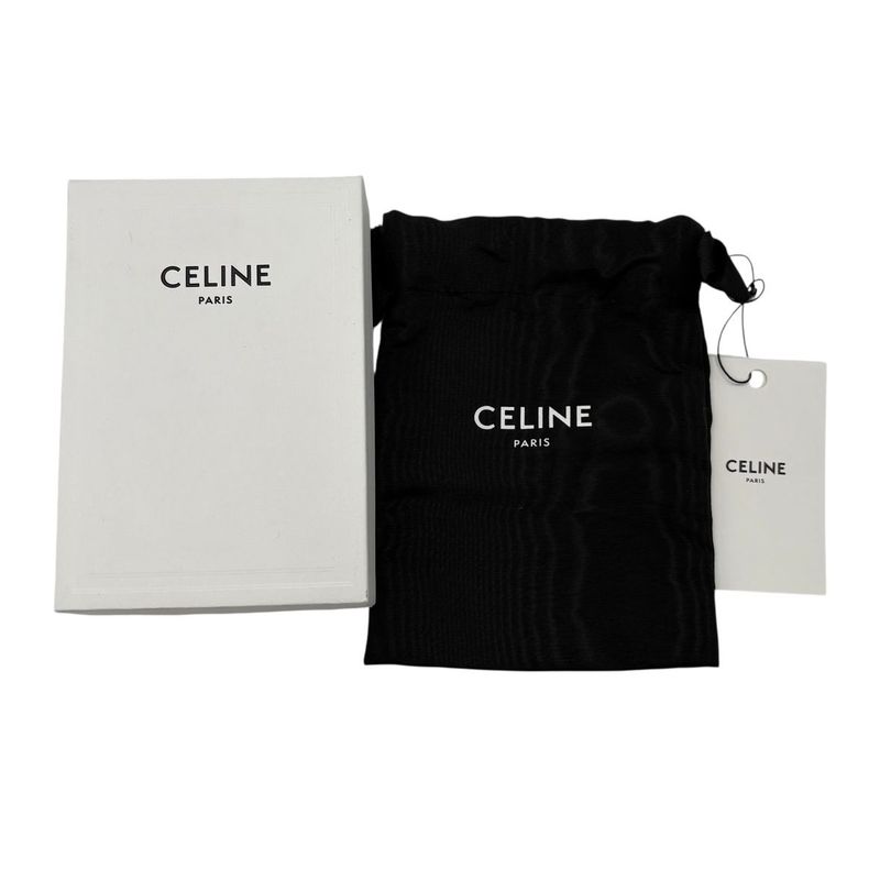 2992 Celine Small Flap Wallet Triomphe Shiny Calfskin 10d783dpv.38no Trifold
