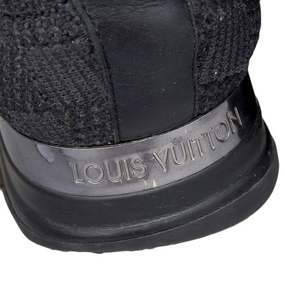 Louis Vuitton 2015 Item Runaway Line Jacquard Damier Leather Sneakers Shoes 5.5