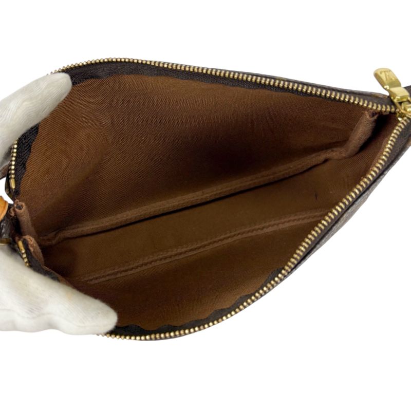 Louis Vuitton Accessoire Pochette Monogram Leather Accessory Pouch Mini Handbag