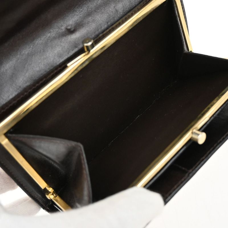 Fendi Trifold Wallet Zucca Pattern Canvas Leather Brown 01ka823