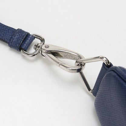 Prada Triangle 2vh155 Crossbody Shoulder Bag Leather Men's