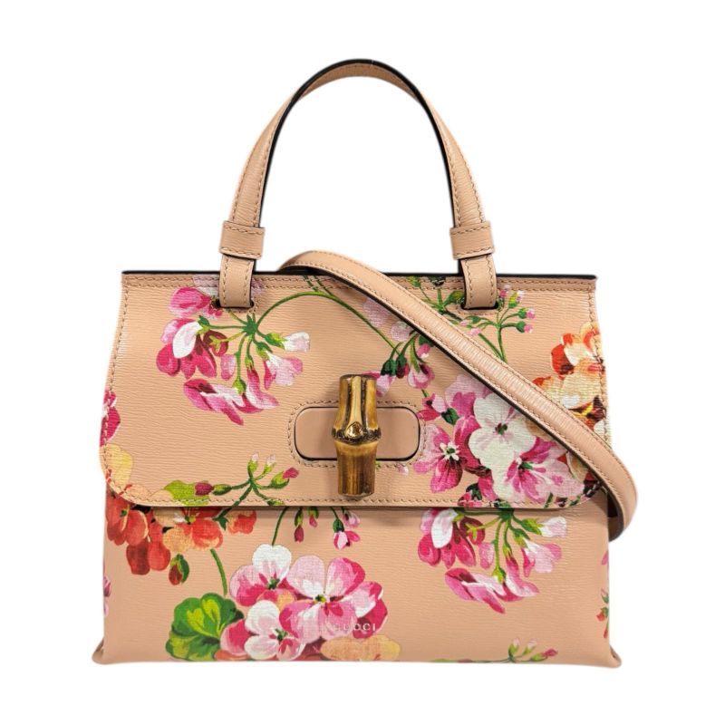 Gucci Daily Bamboo Shoulder Bag Leather 370831 Multicolor Ladies Gucci